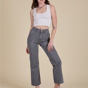 Big Bud Press Work Pants in Washed Grey